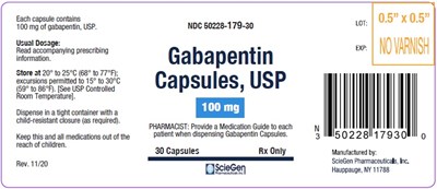 Gabapentin 100mg 30s